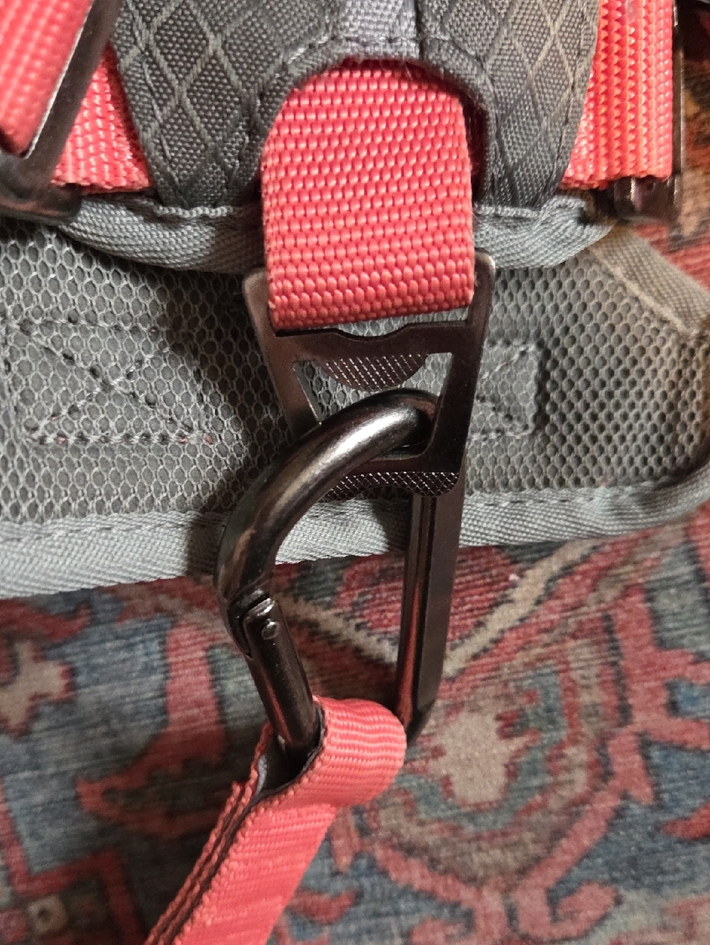 KURGO Gray & Pink Coral Journey Dog Harness Size Medium - Picture 6 of 6